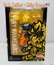 Dragon Ball Goku Fury Awakening Battle Damage Demoniacal Fit Shfiguarts US STOCK