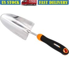 Durable Stainless Steel Garden Hand Trowel W/ Contoured Handle Planting Weeding