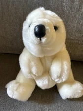 Vintage Kids Of America 9" White Polar Bear Cub SUPER CUTE Adorable