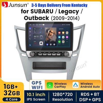 10.1''1+32G Android 15 CarPlay For Subaru Legacy Outback 09-14 Car Radio GPS Navi