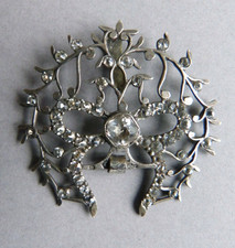 Pendentif Saint Esprit bélière argent massif  silver brooch 19e siècle  spirit