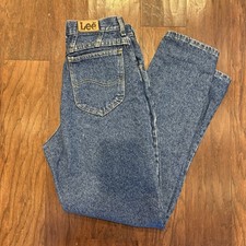 Lee Women s Rider Jeans Vintage Size 10 Med High Rise Tapered Leg Made in USA