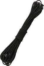 3/32 Inch Black Bungee Cord 2Mm , 40 Feet Heavy Duty Elastic Shock Cord Nylon S