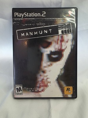 MANHUNT (Sony Playstation 2 PS2) CIB W/Reg Card, Tested, Clean Disc  Rare 