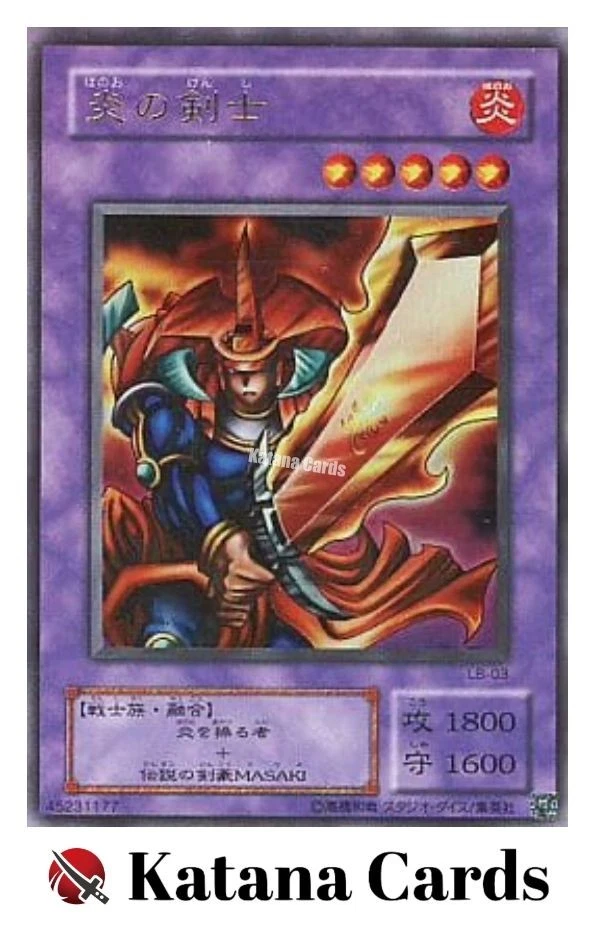 Yugioh Cards | Flame Swordsman Ultra Rare | LB-03 Japanese - Image 3 of 4
