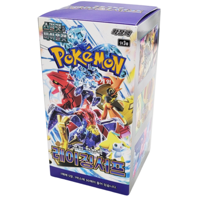 Robby ポケモンカードゲーム専用パッケージ Pokemon Cards Raging Surf Booster Box Scarlet&Violet Sealed Korean