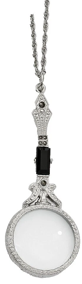 1928 Glass Rhodium Fashion Jewelry