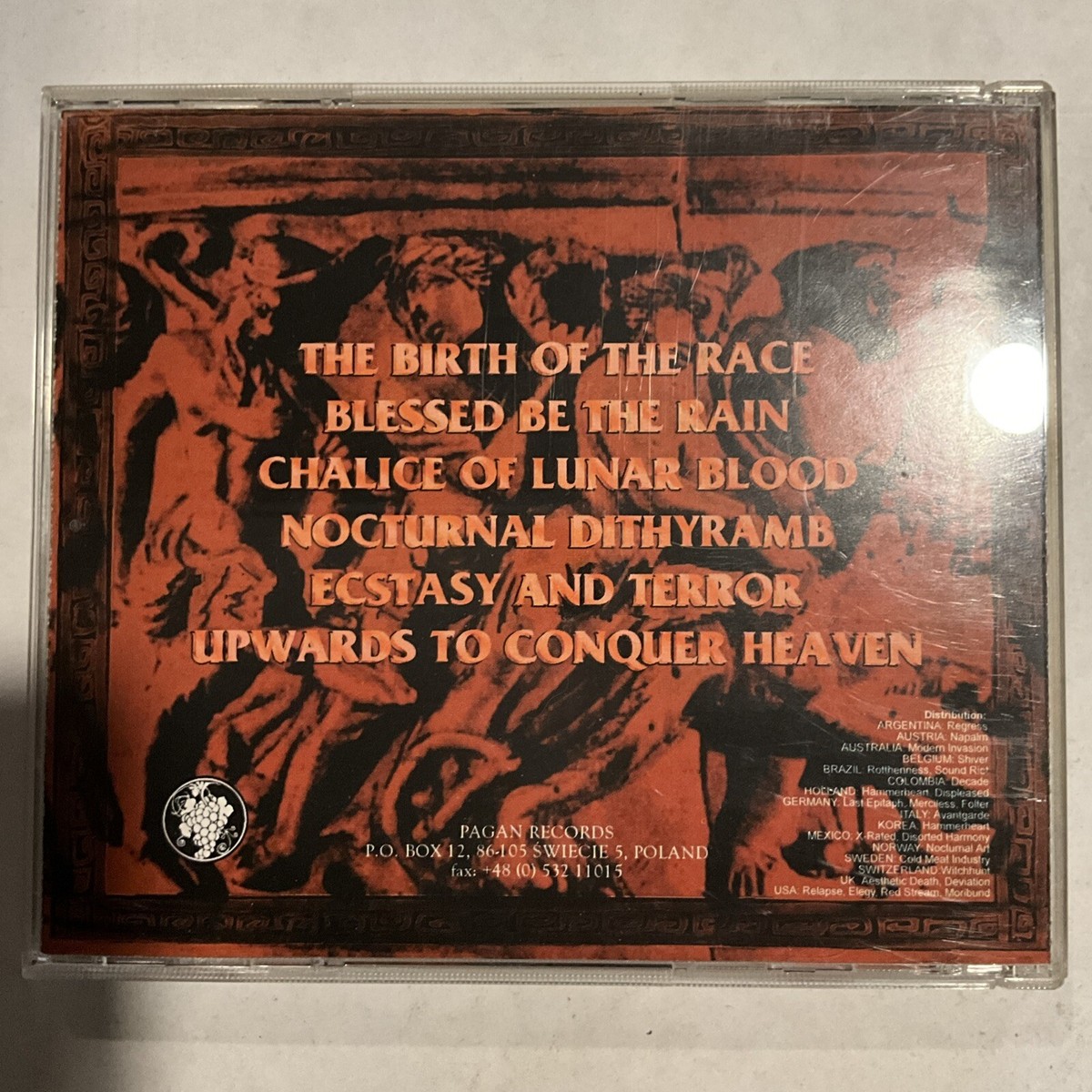 Lux Occulta - Dionysos CD 1997 Pagan Records – MOON CD 012 [Poland