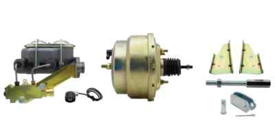 1964-72 GM A F X Chevelle Camaro Power Brake Booster Master Kit Disc Disc Zinc