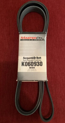 Master pro serpentine belt model K060930￼
