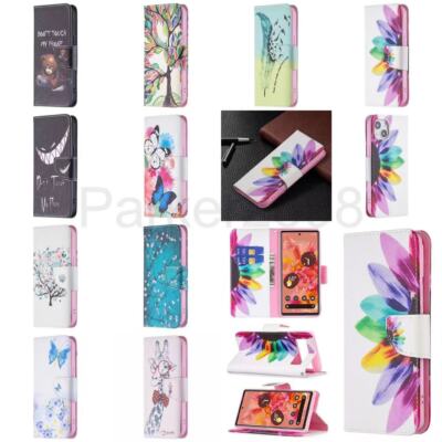Case For Google Pixel 7 6 Pro Luxury Leather Card Wallet Stand Pattern Cover