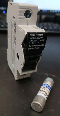 Wohner AES10x38/PV 1000VDC 10x38 With Fuse