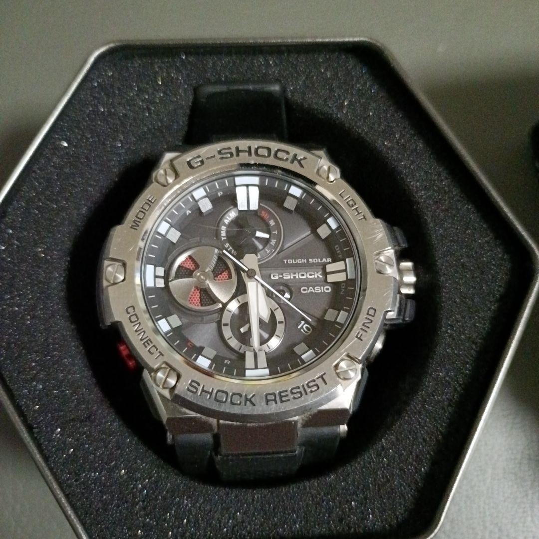 USED Excellent] Casio G-Shock GST-W110-1AJF G-Steel Solar Radio