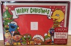 Vintage SESAME STREET CHRISTMAS CARDS, Elmo, Cookie Monster, Big Bird, Bert, Ern — photo 1