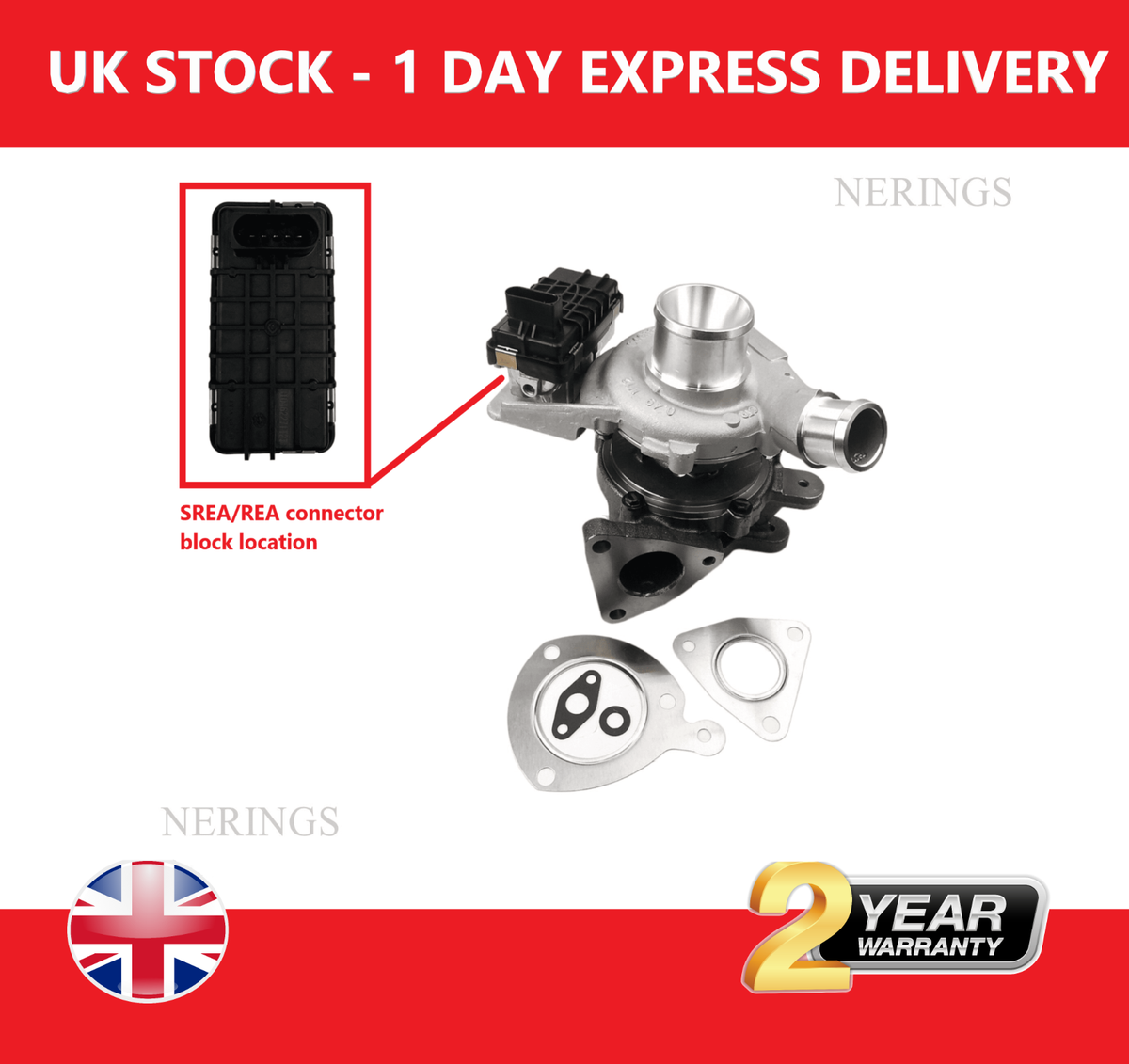 New Turbocharger For Ford Transit Custom V362 2.2 D 786880-0021 (+