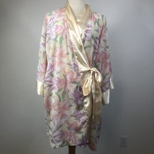 VTG Victoria Secret Gold Label Kimono Robe Floral Design All Sizes