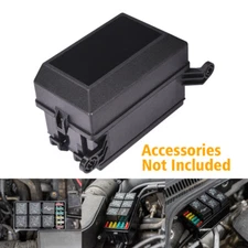 MICTUNING 12-Slot Relay Box 6 Relays 6 ATC/ATO Fuses Holder Block Automotive