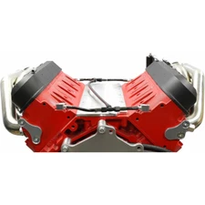 Silver LS Cylinder Head Coolant Steam 4 Port Crossover Hose Kit 4.8 5.3 5.7 6.0L