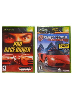 Pro Race Driver And Project Gotham Racing Microsoft Xbox Factory Sealed MINT
