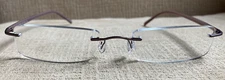 MARCHON AIRLOCK 2 770/106 065 Eyeglasses Rimless Frame 54▫️20 135 EUC!