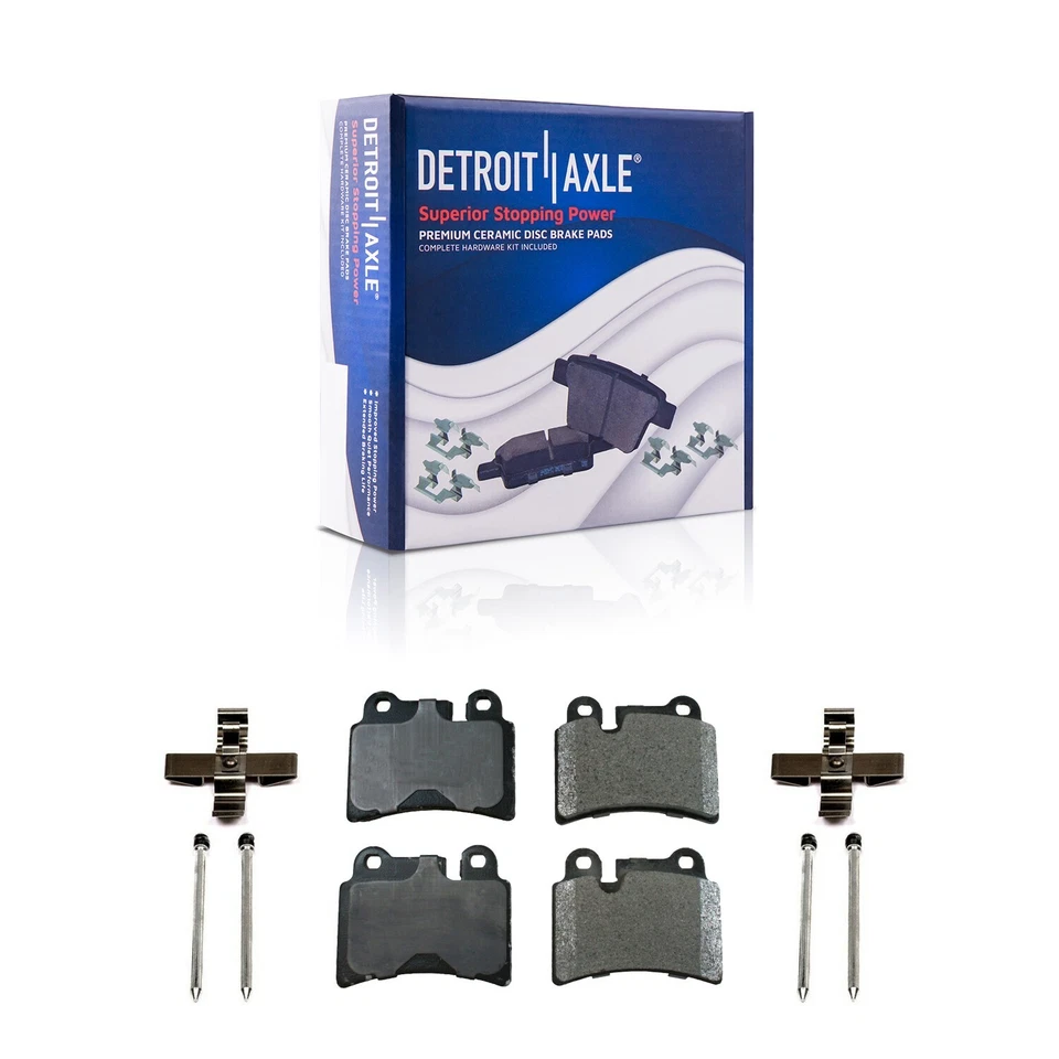 Rotores de freio traseiros perfurados 330mm + pastilhas de cerâmica para 2007-2009 Volkswagen Touareg - Imagem 4 de 4