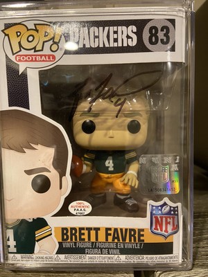 Brett Favre Signed Funko Pop #83 Green Bay Packers Hand Signed PAAS COA | eBay