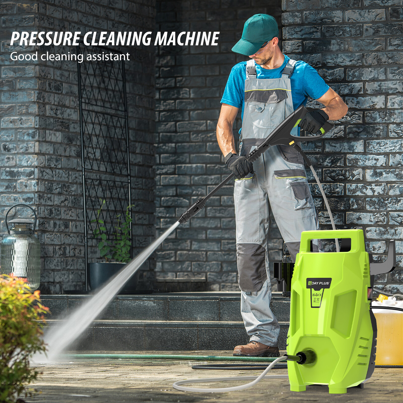 Electric Pressure Washer Portable Jet Wash 110 BAR Small DIY Patio Car Cleaner