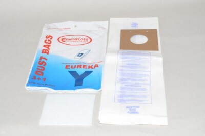 Eureka generic Y bags + 1 filter 6410A 6415A 6420A 6425A 6426A 6426B 6435A 6450A