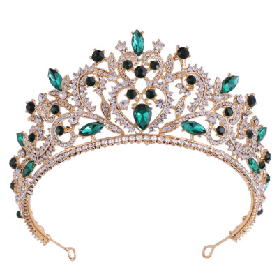 6.5cm Tall Crystal Large Wedding Bridal Queen Princess Tiara Crown For Women