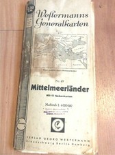 Westermanns Generalkarten Nr. 49 Mittelmeerländer 1940
