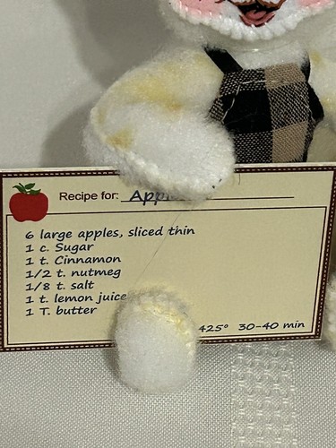 Annalee 4” Apple Pie Chef Kitty - Picture 6 of 7