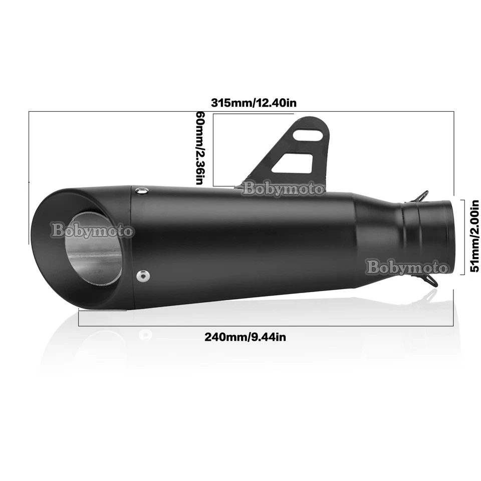 Sistema de escape completo silenciador punta cabezal tubo se adapta a CF-Moto 300NK 300SR 250NK 250SR Foto 2 de 4