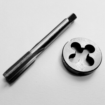 US Stock HSS M10 x 0.75mm Tap & M10 x 0.75mm Die Metric Thread Right Hand M932