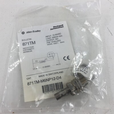 Allen Bradley 871TM-M6NP12-D4 Inductive Proximity Sensor