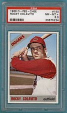 1966 O-Pee-Chee Rocky Colavito – #150 PSA 8.5! Indians! POP 1! Only 5 Higher!