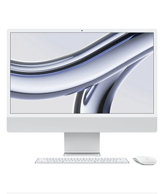APPLE iMac(23) M3 All-in-One PC Silber