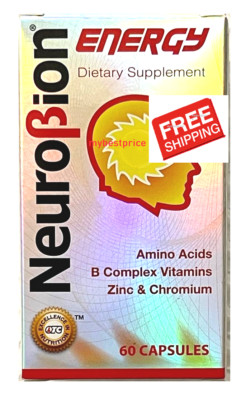 NeuroBion Energy 60 CAPSULES VITAMINA B1 B2 B6 B12 Zinc & Chromium exp / 2027