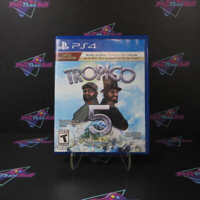 Tropico 5 PS4 PlayStation 4  Limited Edition - Complete CIB