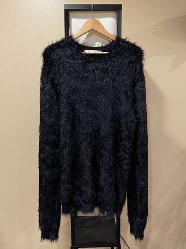 Alyx 1017 Black Feather Mohair Sweater 