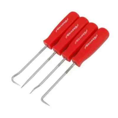 4PC PICK AND HOOK PROBE SET O RING SEAL Cotter Pin Oil Seal Removal REMOVER DIY