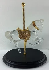 Crystal Prancer by William Dentzel III 1990 The Franklin Mint Carousel Horse S