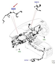 LAND ROVER DEFENDER L663 Facia Harness Wiring LHD LR136295 NEW GENUINE