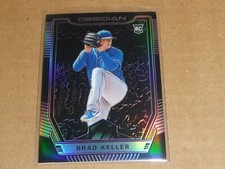 2019 Panini Obsidian BRAD KELLER ELECTRIC ETCH PURPLE ROYALS /99 T3540