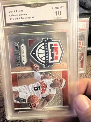 KING GMA MINT 10! LeBron James USA Basketball 2015-16 NBA