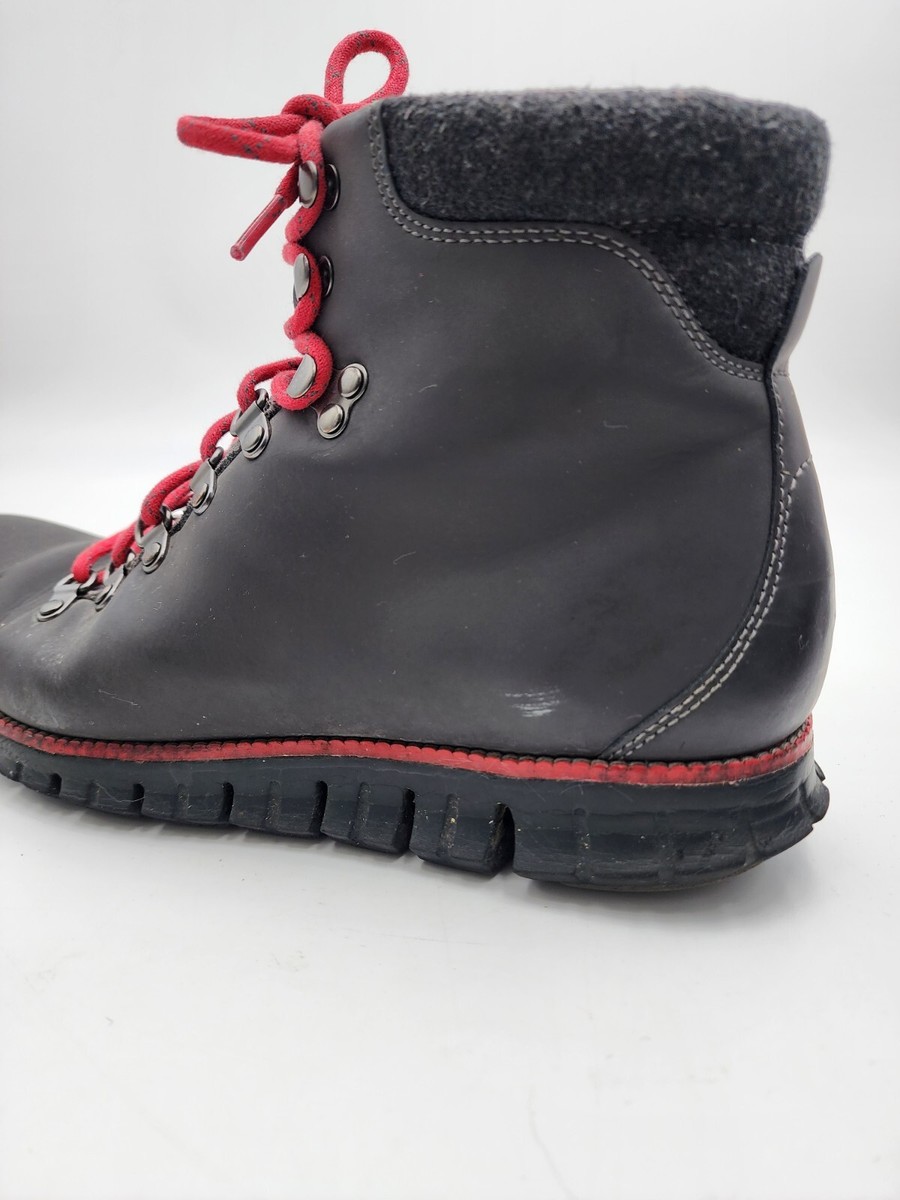 COLE HAAN Zerogrand Lace Up Boots C29486 Magnet Leather Men\'s Size 10.5 M COLE HAAN Zerogrand Hiker Boots C29486 Magnet Leather Men main image 2