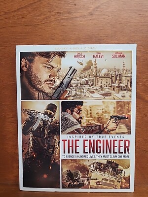 THE ENGINEER Blu-ray + DVD + Digital + RARE Slipcover, Emile Hirsh NEW