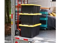 (6-pack) Heavy-duty Plastic Stackable Storage Container Tote Box Organizer (6-pack) Heavy-duty Plastic Stackable Storage Container Tote Box Organizer
