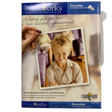Sealed Print works-Every day photo paper satin 30-Sheets 8.5  x11  ,8mil