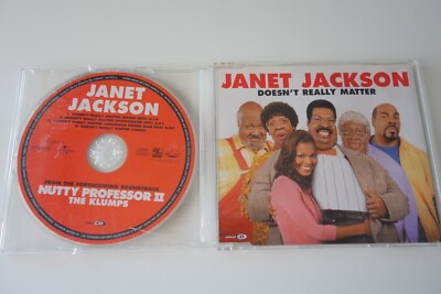 JANET JACKSON: DOESN'T REALLY MATTER. 4-TRACK GERMAN PRESSING CD SINGLE