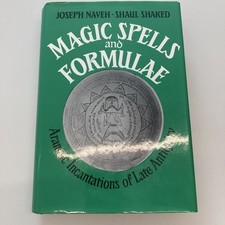 Magic Spells and Formulae, Aramaic Incantations of Late Antiquity (1993 HCDJ) VG